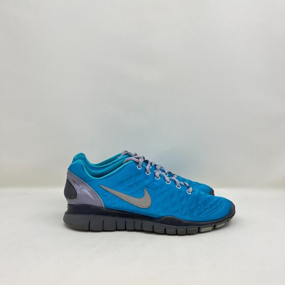 Nike Free TR Fit 3 Blue Gray Flexible Athletic Gym Training Shoes Women Size 8.5 - Picture 1 of 10